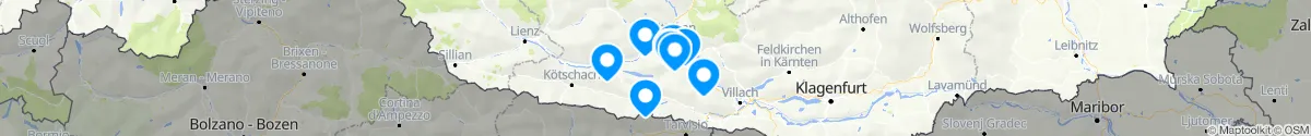 Map view for Pharmacies emergency services nearby Baldramsdorf (Spittal an der Drau, Kärnten)